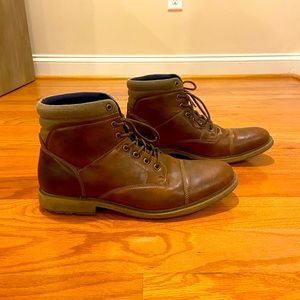 Miralto Men's Lace-up Brown Boots - Size 12